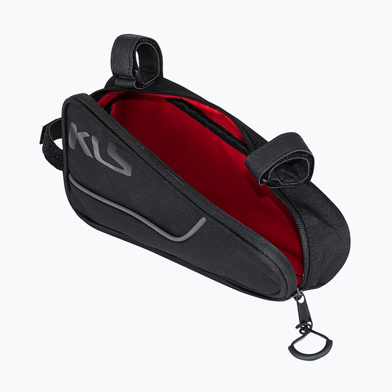 Kellys Rectangle Eco 0,9 l-es fekete kerékpárkeretes táska 2
