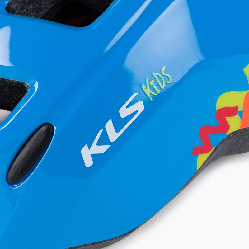 Kellys gyermek kerékpáros sisak kék ZIGZAG 022 7