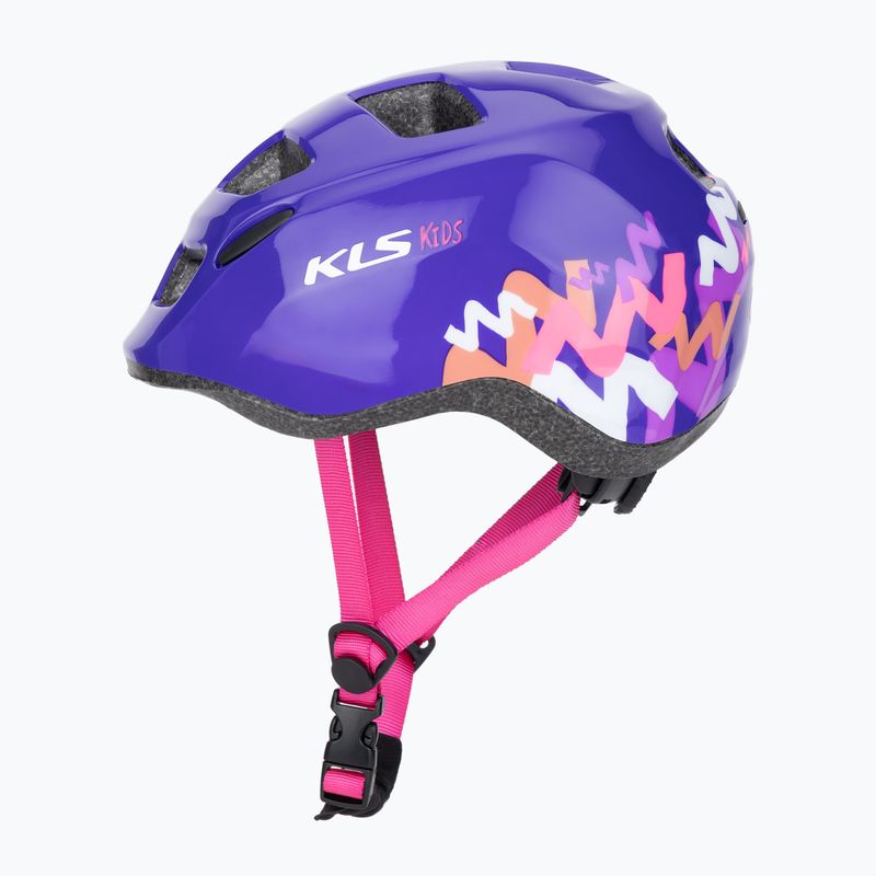 Kellys Zigzag 022 lila gyermek kerékpáros sisak 3