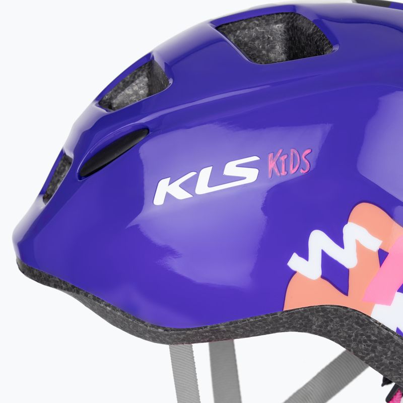 Kellys Zigzag 022 lila gyermek kerékpáros sisak 7