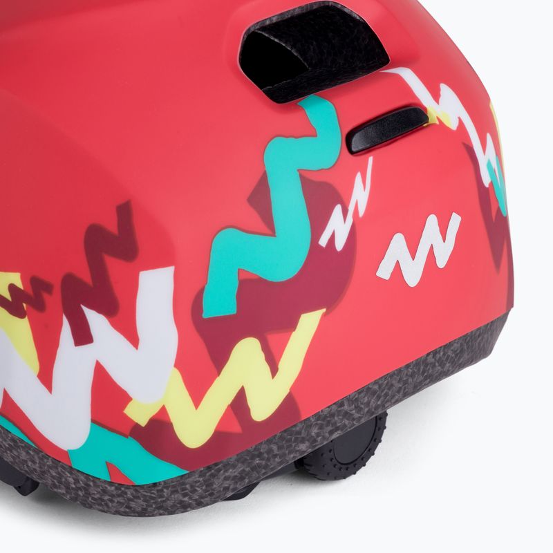 Kellys gyermek kerékpáros sisak piros ZIGZAG 022 7