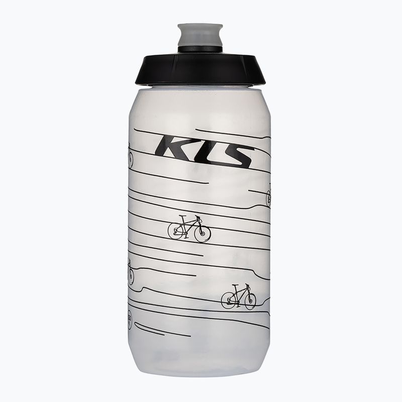 Kerékpáros kulacs Kellys Kolibri 550 ml transparent white