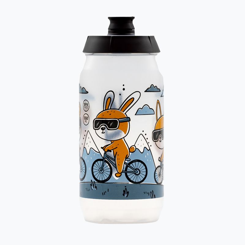 Gyerek kerékpáros kulacs Kellys Kolibri 550 ml transparent