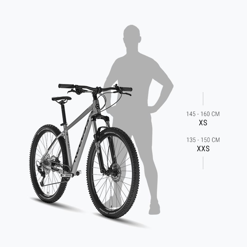 Kellys Spider X50 26" grafit szürke mountain bike 3