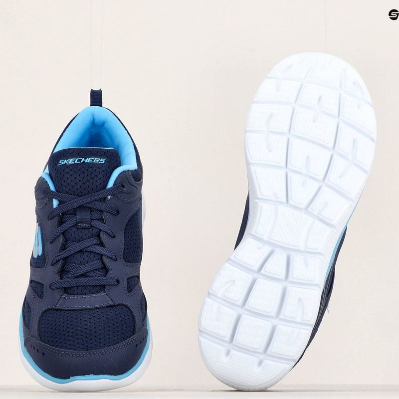 Női edzőcipő SKECHERS Summits Suited navy/kék 17