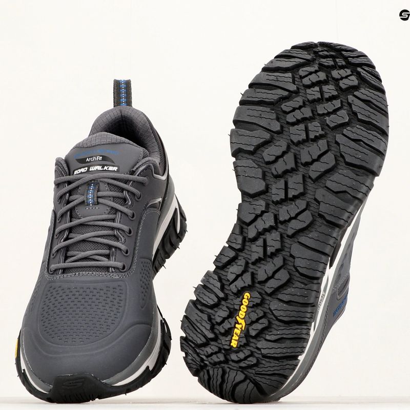 Férfi túracipő SKECHERS Arch Fit Road Walker Recon charcoal 18