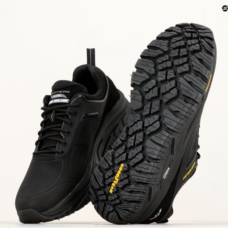 Férfi trekking cipő SKECHERS Arch Fit Road Walker Recon fekete 18