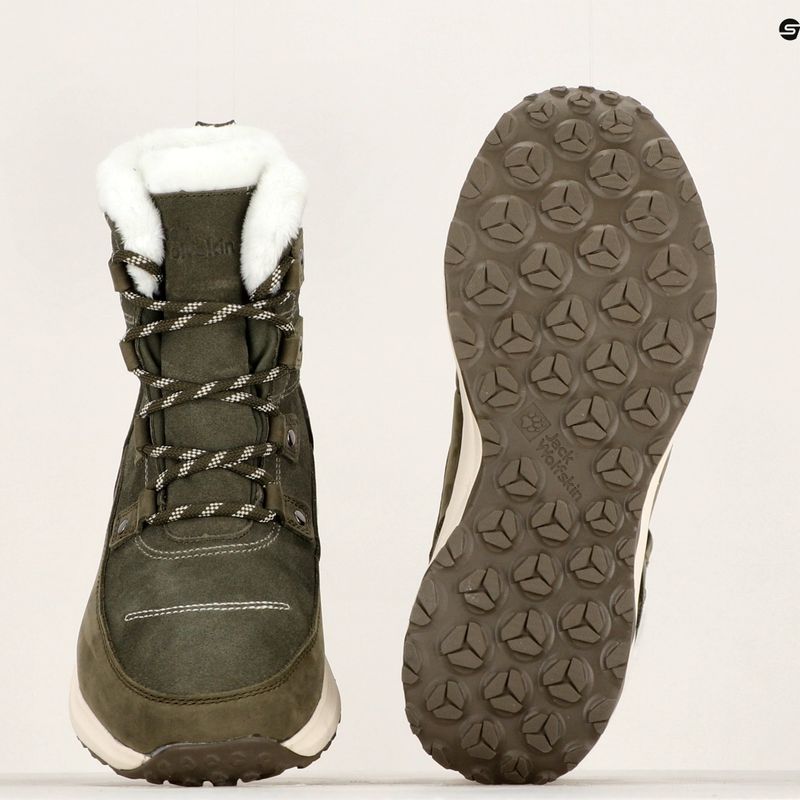 Jack Wolfskin női túrabakancs Dromoventure Texapore High island moha 13