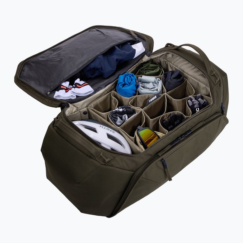 Kerékpáros utazótáska Thule Roundtrip Bike Duffel 55 l deep khaki 9