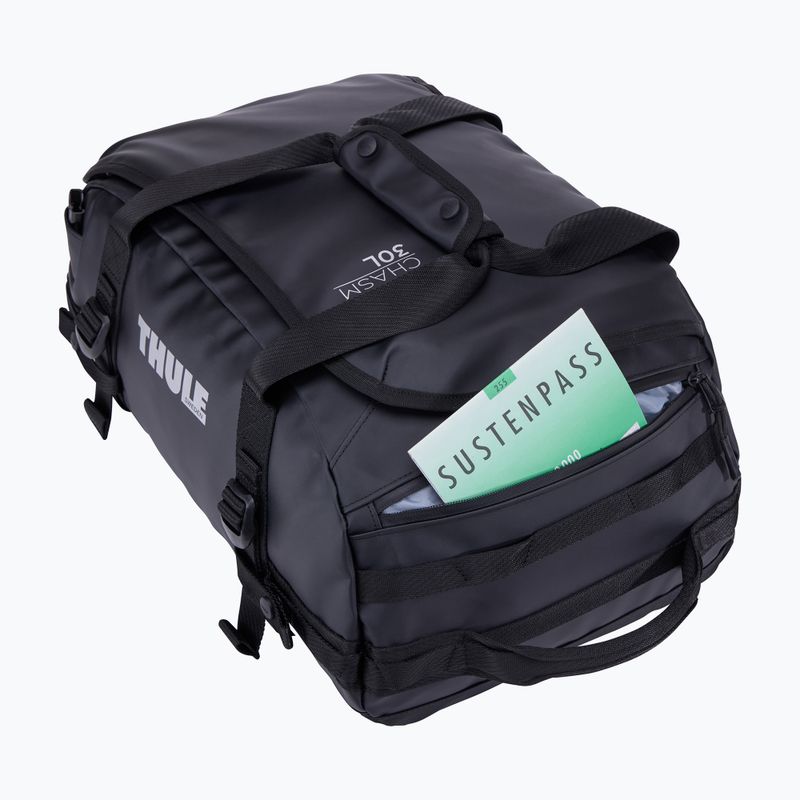 Thule Chasm Recycled Duffel 30 l utazótáska fekete 8