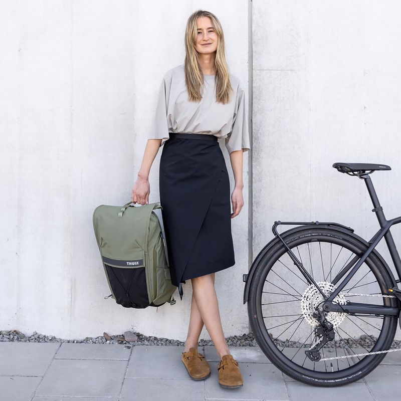 Thule Paramount 20 l puha zöld kerékpáros hátizsák 5