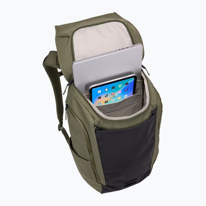 Thule Paramount 28 l puha zöld kerékpáros hátizsák 3