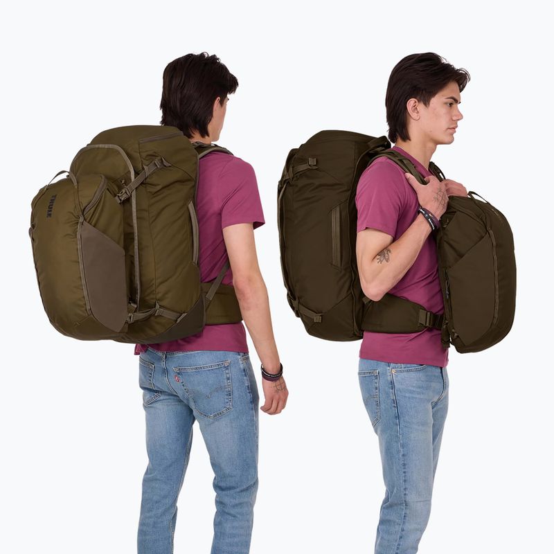 Thule Landmark 70 l mély khaki túra hátizsák 6