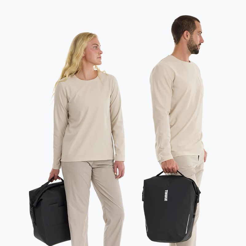 Kerékpáros táska Thule Sakwa Shield with InLock 22 l black 5