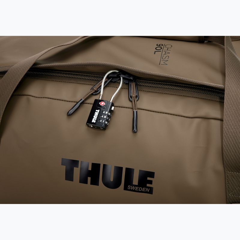 Utazótáska Thule Chasm Duffel 90 l deep khaki 8