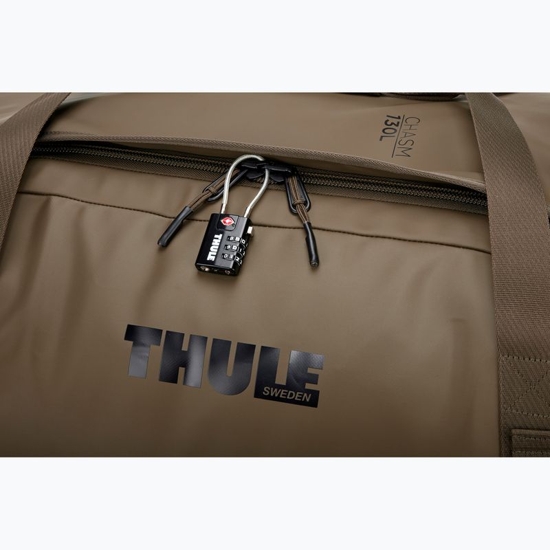 Utazótáska Thule Chasm Duffel 130 l deep khaki 11