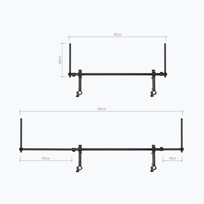 Horgászbot tartó Delphin Reaxe Unifix Duo 9