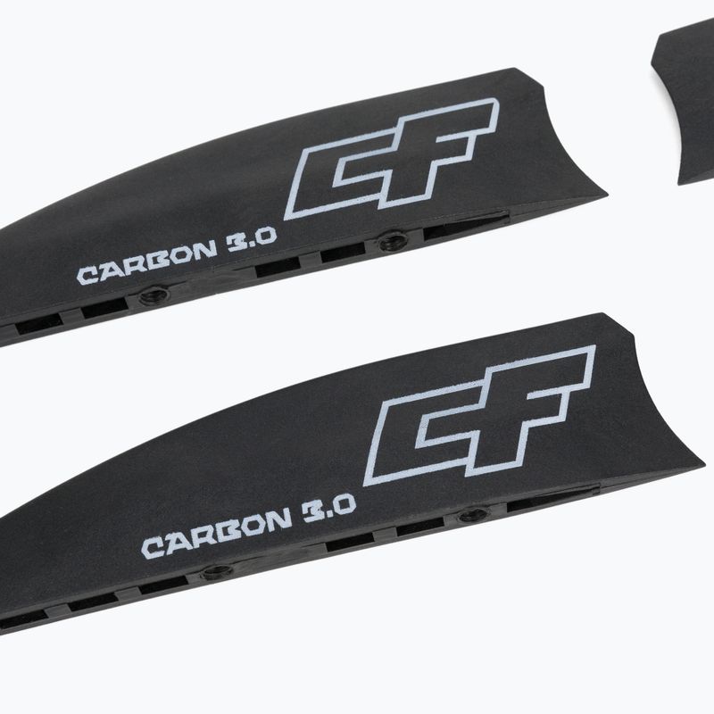 Kiteboard uszonyok CrazyFly Fin Fin Carbon fekete T008-0226 2