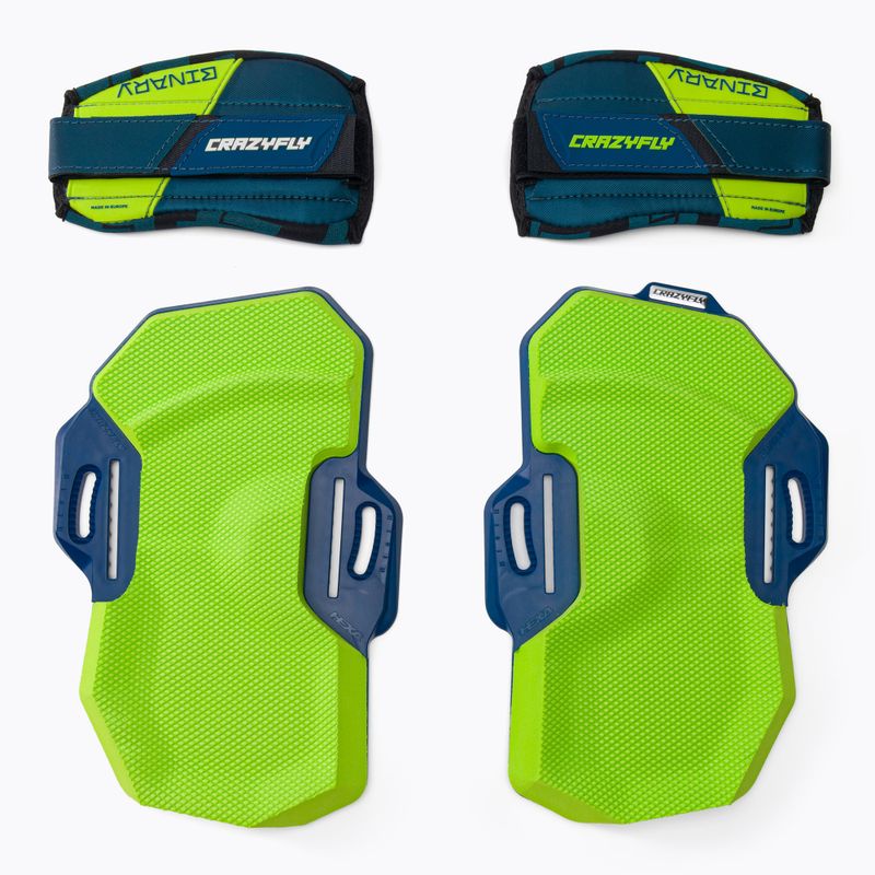 Kiteboard párnák és hevederek CrazyFly Binary Binding Small zöld T016-0237