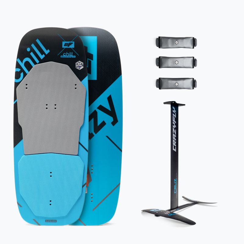 Kitesurf deszka + hydrofoil CrazyFly Chill Cruz 690 kék T011-0004
