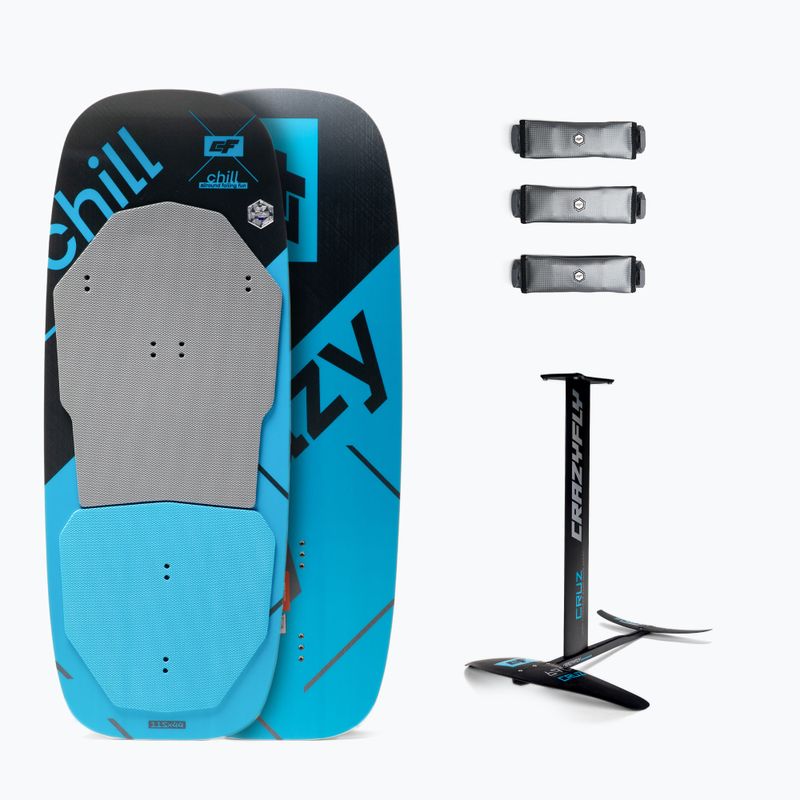 Kitesurf deszka + hydrofoil CrazyFly Chill Cruz 690 kék T011-0005