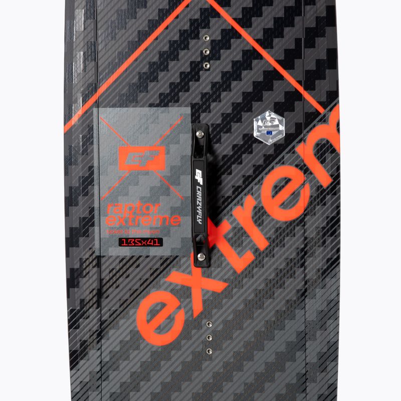 Kitesurf deszka CrazyFly Raptor Extreme szürke T002-0299 4