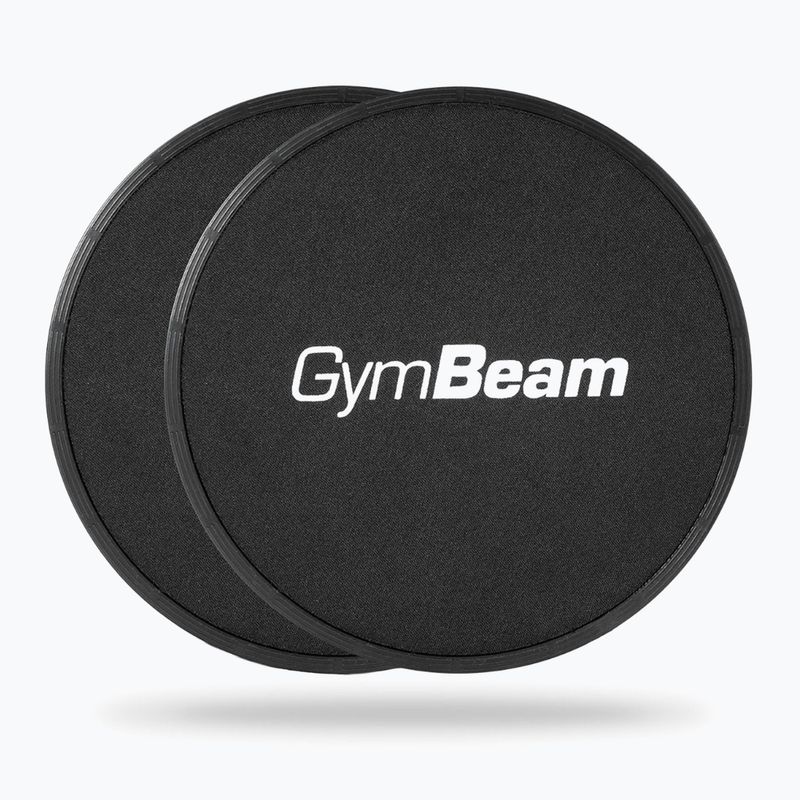 Csúszókorongok GymBeam Core Sliders fekete edzéshez