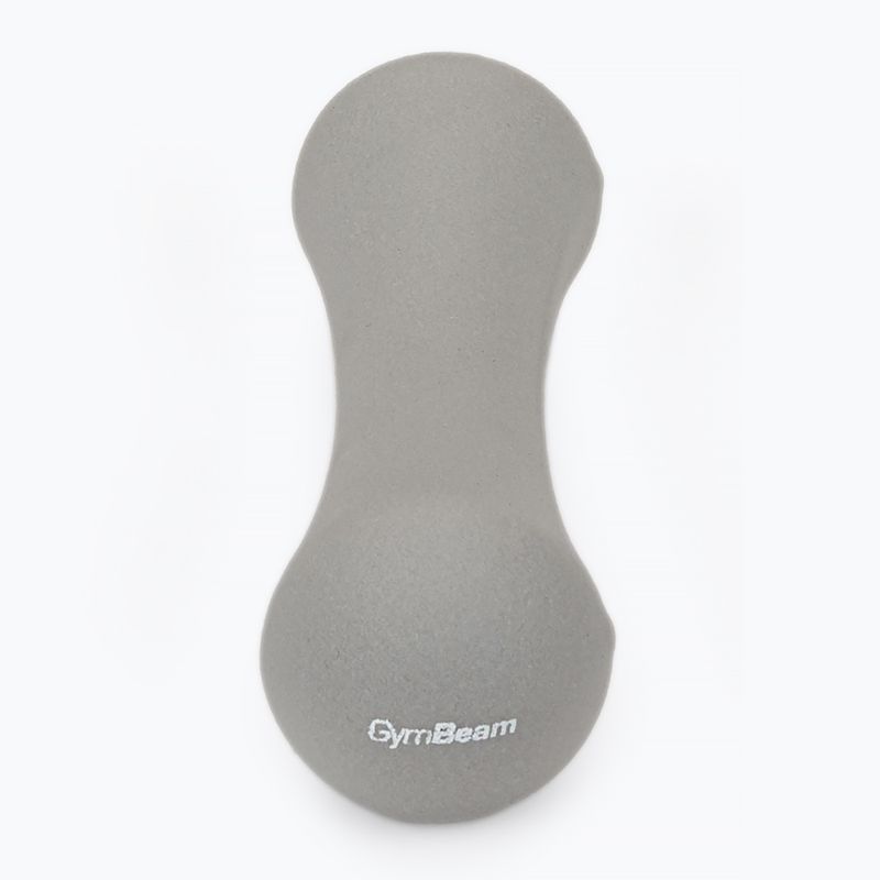 Kézisúlyzók GymBeam Neoprene Dumbbells 2 x 1 kg light grey 2