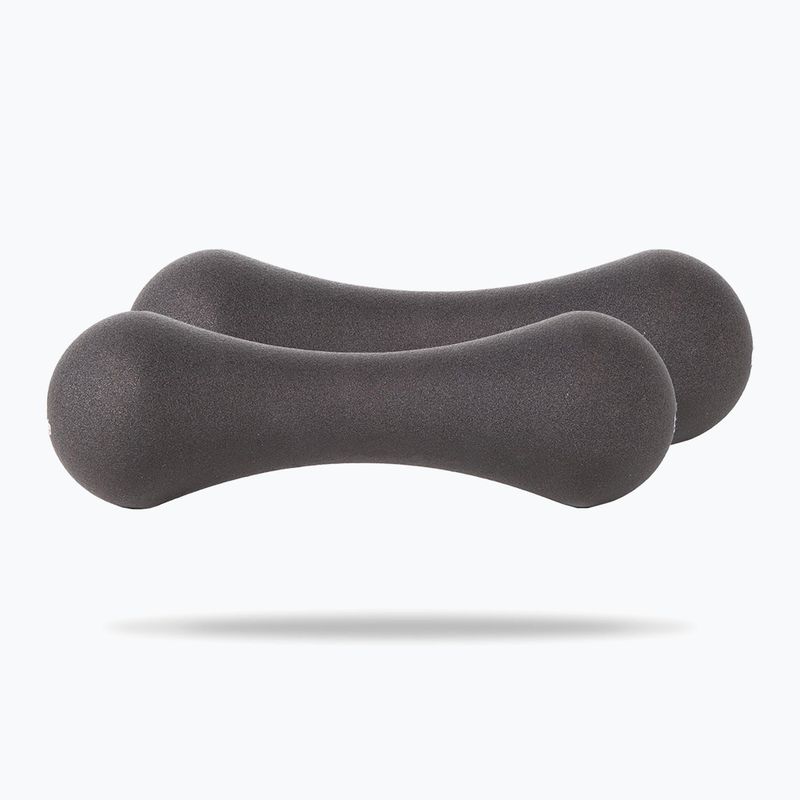 Kézisúlyzók GymBeam Neoprene Dumbbells 2 x 3 kg dark grey 2