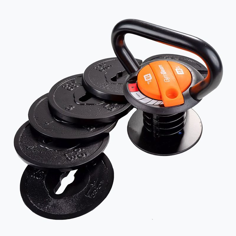 Állítható Kettlebell GymBeam Kettlebell Adjustable 18 kg black 4