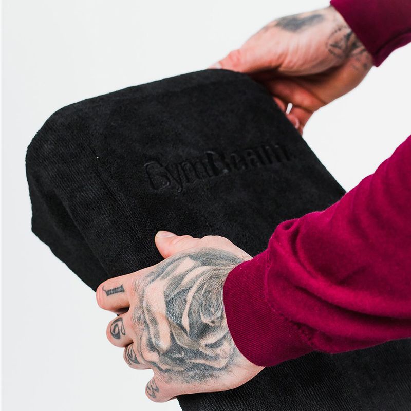 Gyorsan száradó törölköző GymBeam Microfibre Sports black 5