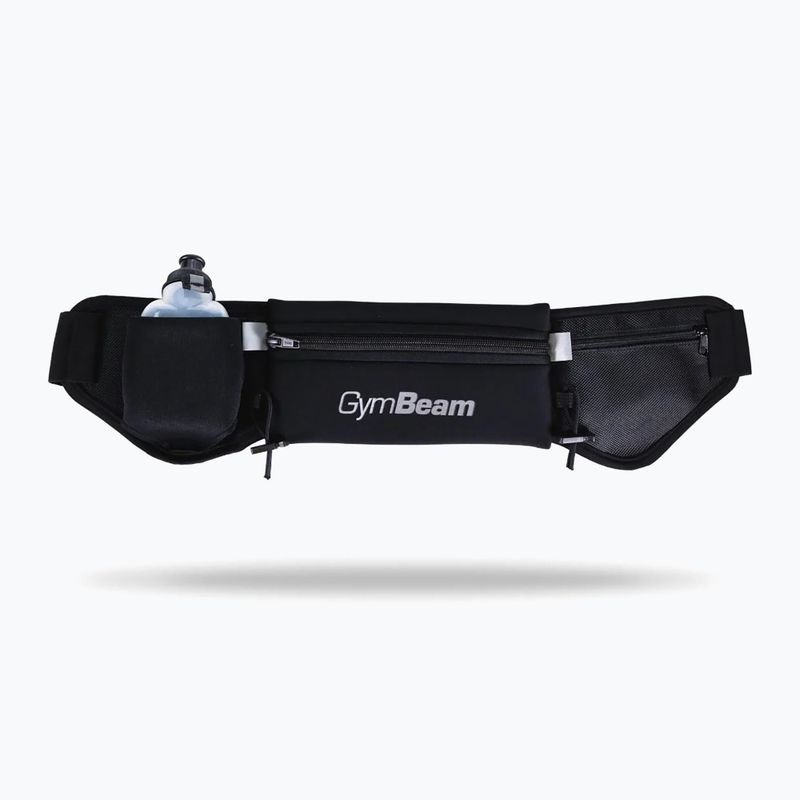 Futóöv GymBeam Trail Hydrobelt + 180 ml-es kulacs black