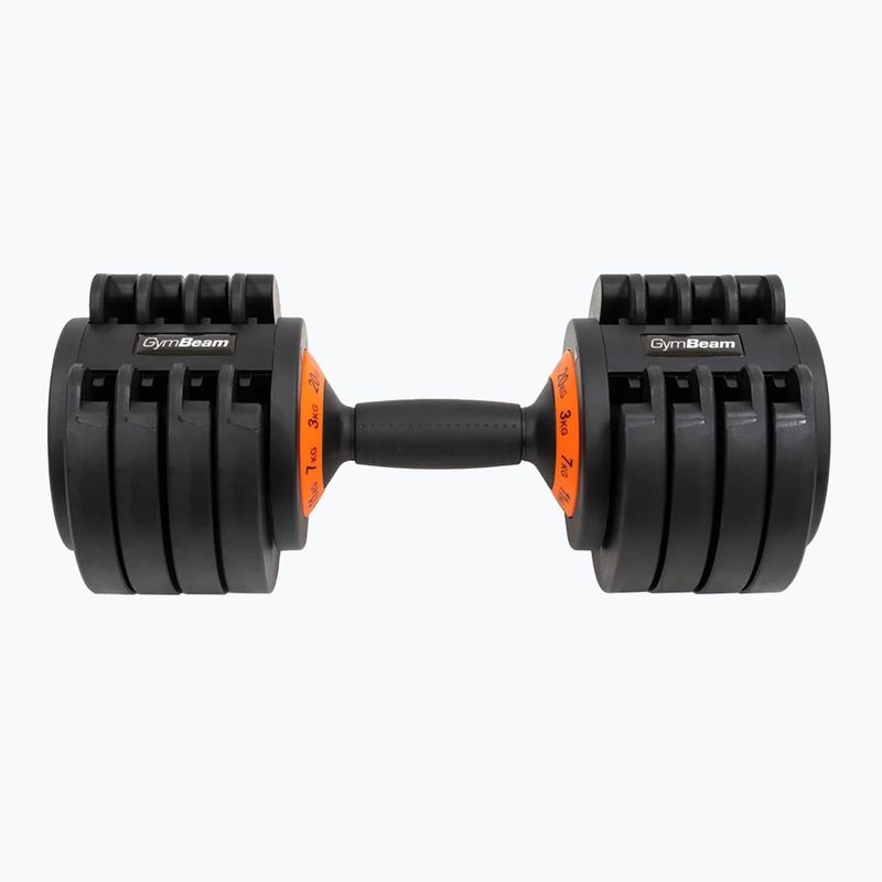 Állítható kézi súlyzó GymBeam Dumbbell Adjustable 20 kg black 2