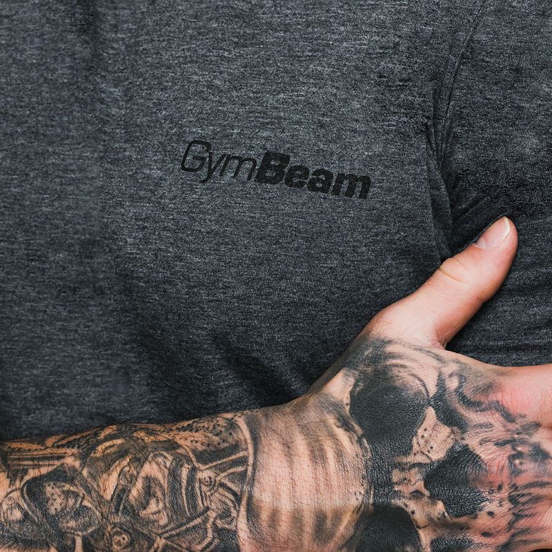 Férfi póló GymBeam Basic dark grey 3
