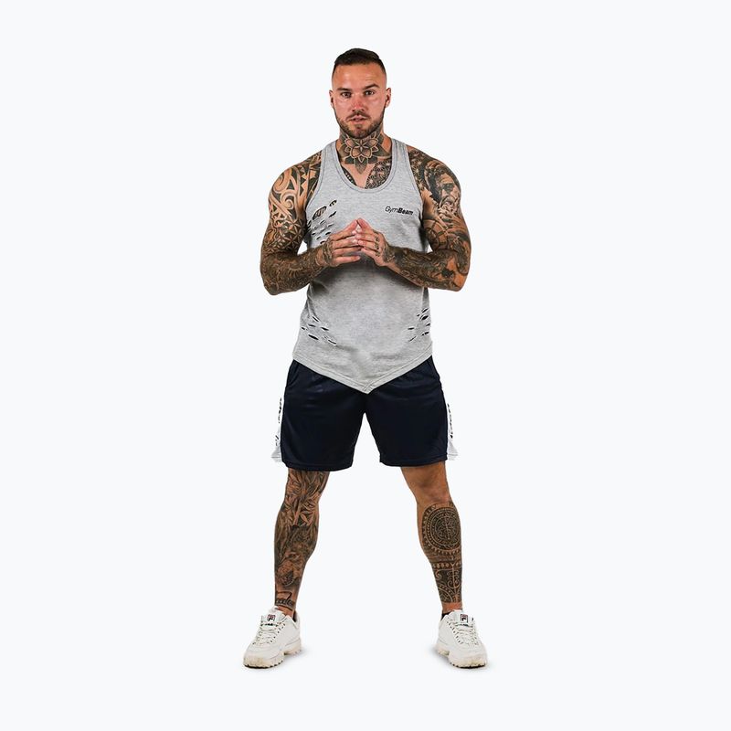 Férfi rövidnadrág GymBeam Vertical navy 2