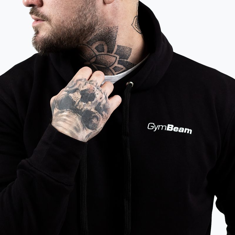 Edzőpulóver GymBeam Athlete black/white 3