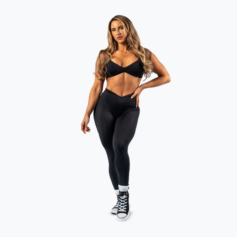 Női edzőleggingsek NEBBIA Strong Beauty black 2