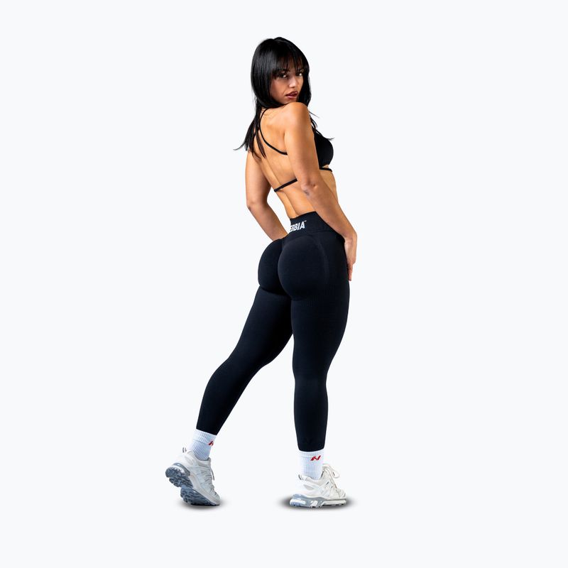 Női edzőleggings NEBBIA Power fekete 2