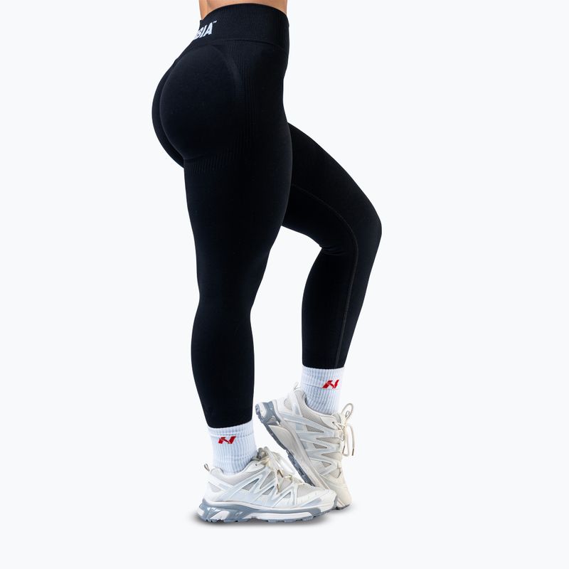 Női edzőleggings NEBBIA Power fekete 4