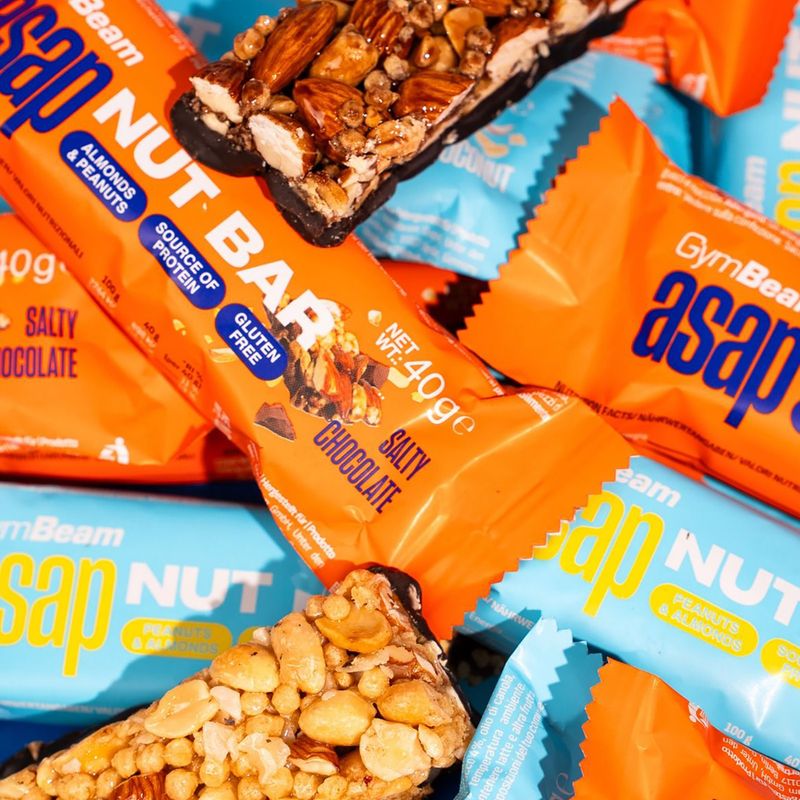 Fehérjeszelet GymBeam ASAP Nut Bar 40 g coconut 2