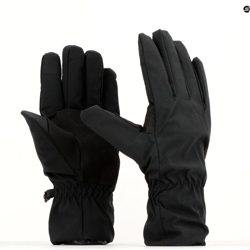 Jack Wolfskin trekking kesztyű Highloft fekete 9
