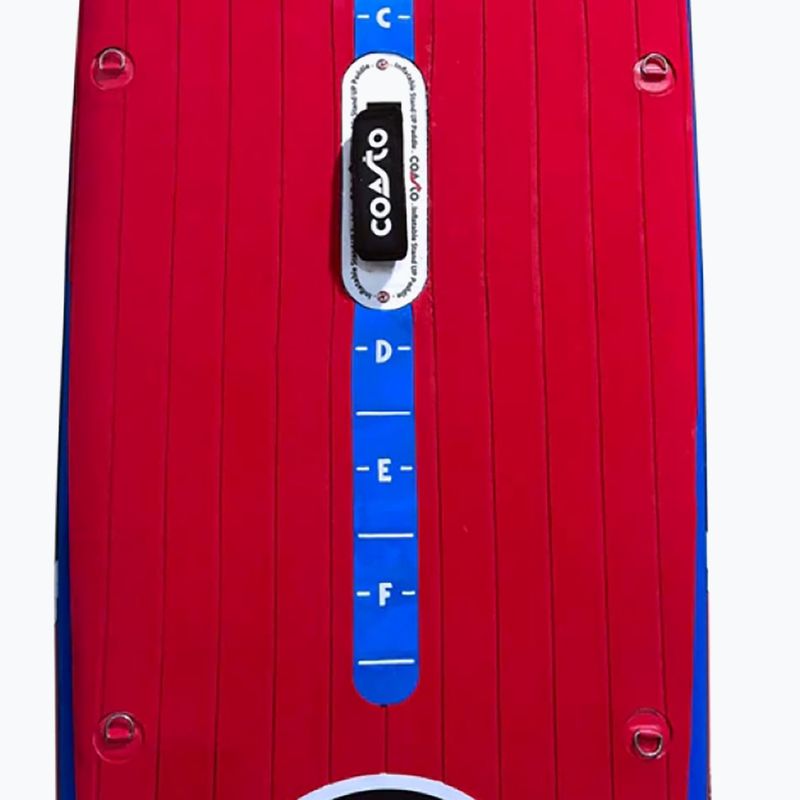 SUP deszka Coasto Turbo 12'6'' blue/red 5