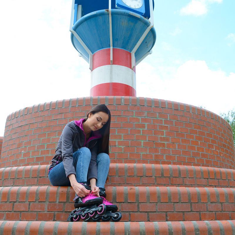 Női inline korcsolya Tempish Wox Lady rózsaszín 1000066 8