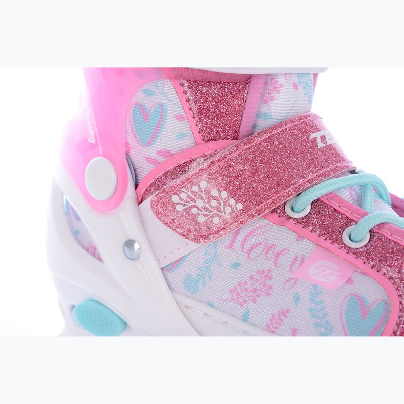 Gyerek korcsolya Tempish Ice Sky Girl white/pink 16