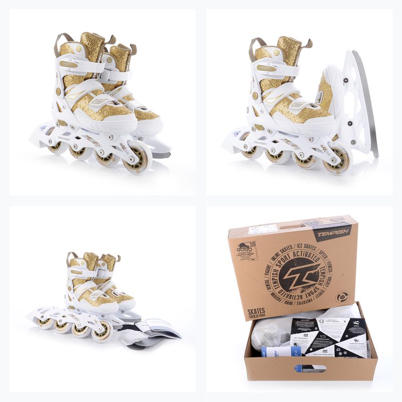 Gyerek görkorcsolyák Tempish Enbo Duo Girl Gold gold 13