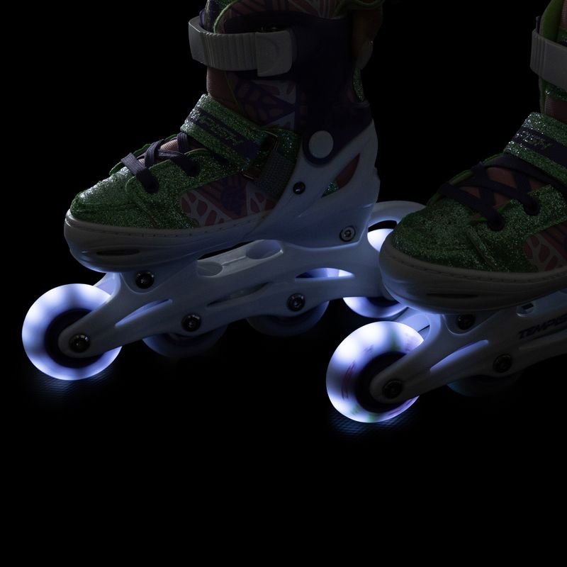 Gyerek görkorcsolya Tempish Bam-Bu Flash white/pink 9