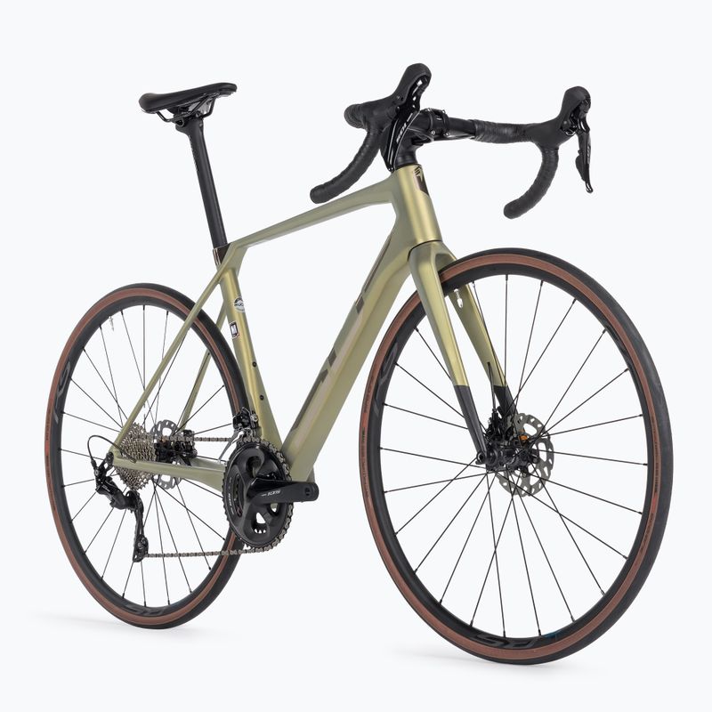 Superior X-ROAD Team Elite SE matt olajzöld/metál króm országúti kerékpár 2