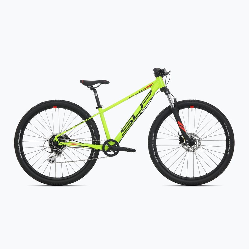 Gyermek kerékpár Superior RACER XC 27 DB matt lime/piros