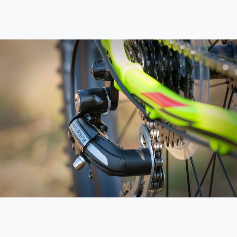 Gyermek kerékpár Superior RACER XC 27 DB matt lime/piros 7