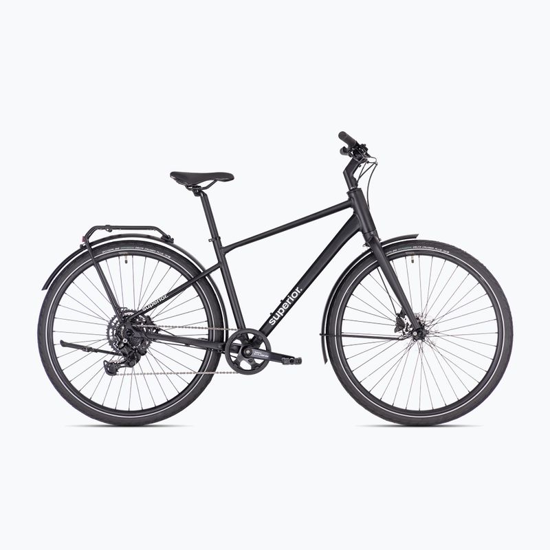 Férfi trekking kerékpár Superior BLOX 6.4 T matte black